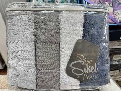 Набор махровых полотенец Sikel из 4-х штук 50х90 см, модель 21 206168 фото