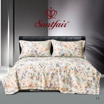 Постельное белье с летним одеялом Santfair евро, модель 35 209938 фото