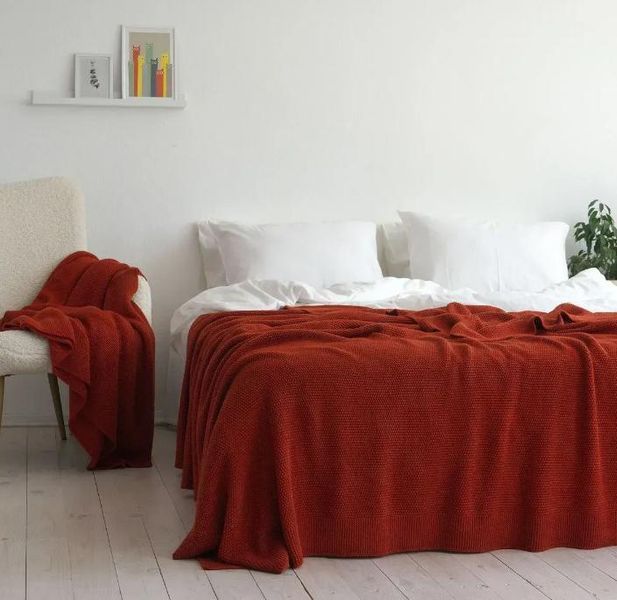 Плед - Покрывало La Modno Corn TerraCotta 220х240 см 218989 фото
