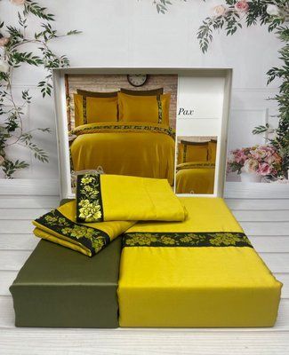 Постільна білизна Romeo Home Pax сатин люкс євро з вишивкою 211506 фото