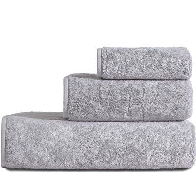 Набор махровых полотенец Pavia CHARM GRI из 3шт. 30х30см+50x85см+70x140см 210329 фото