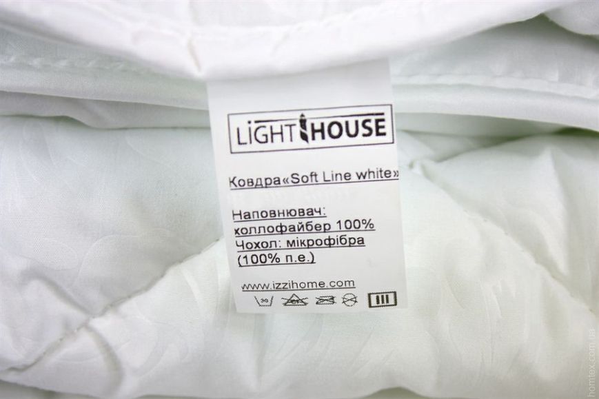 Ковдра LightHouse Soft Line white 155x215 см 50925 фото