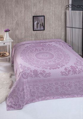 Простирадло велюр/махра Belizza велюр 2, рожева 200x220 см., 550 г/м2 76124 фото