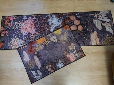 Набір килимків для кухні Homytex з 2-х штук 50x80+50x160 см, модель 02 160787 фото
