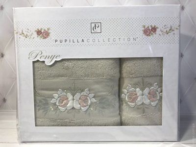 Набір махрових рушників 50х90+70х140 см Pupilla Eva модель 3 77864 фото