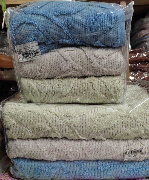 Набор махровых полотенец Cestepe Micro Cotton из 3 штук 70х140 см, модель 8 169833 фото