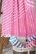 Ручник пляжний Barine Pestemal Cross Pink рожевий 95х165 см 62457 фото 1