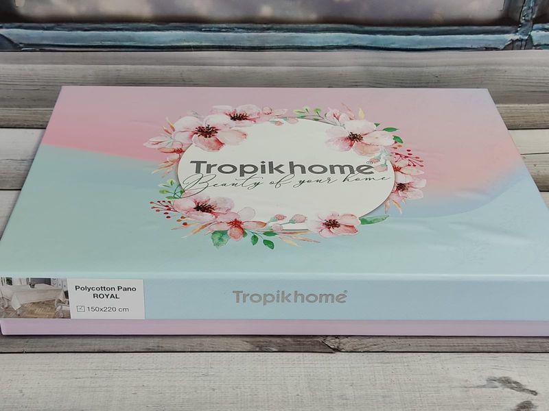 Скатерть прямоугольная Tropik Home 150х220 см, модель 1 176222 фото
