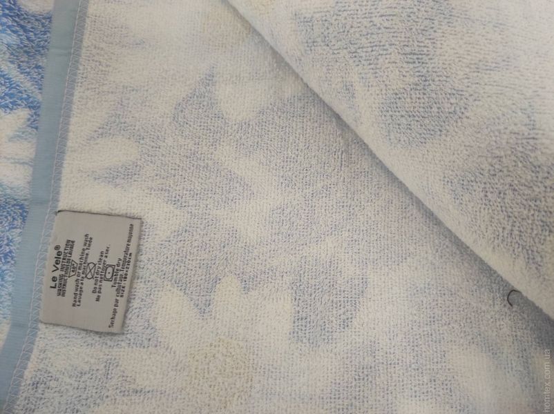 Простирадло махрове Le Vele 180*230 см Lota blue 3018 фото