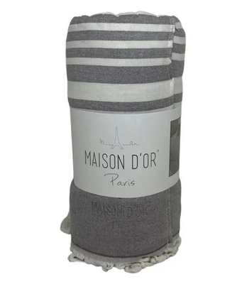 Плед-простынь Maison Dor Babette grey 155x220 см 112006 фото