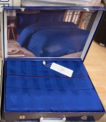 Постільна білизна Maison Dor Elegance Navy Blue євро 205259 фото