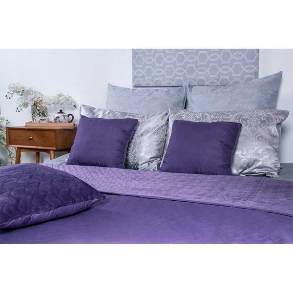 Декоративное покрывало Руно VeLour 180x220 см Violet 121819 фото