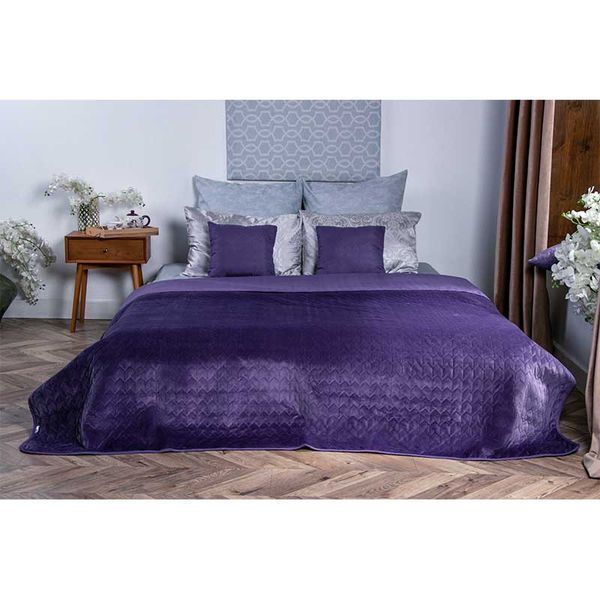Декоративное покрывало Руно VeLour 180x220 см Violet 121819 фото