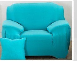 Чохол на крісло HomyTex універсальний Блакитний 127396 фото