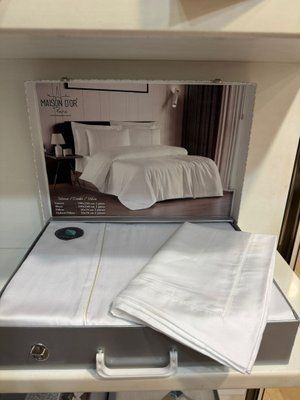 Постільна білизна Maison Dor Solenne white тенсель євро 211813 фото