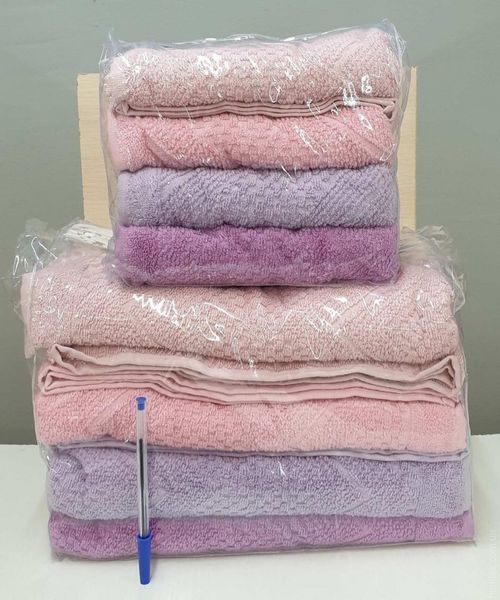 Набор махровых полотенец из 4 шт.(50х90 см) 600 г/м2(TM ZERON) 75557 фото