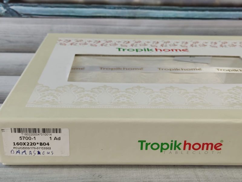 Скатертина прямокутна Tropik Home 160х220 см, модель 1 176225 фото
