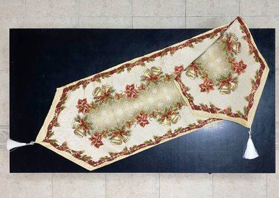 Раннер - дорожка на стол новогодний Verolli 35x145 см 202123 фото