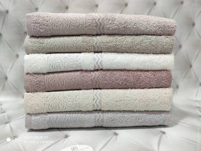 Набір бамбукових рушників Pupilla V09 із 6 шт. 50х90 см 110149 фото