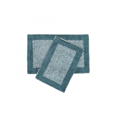 Набір килимків Shalla Fabio mavi синій 40х60 см + 50х80 см 110200 фото