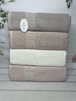 Набор махровых полотенец Velora Home из 4 шт. 50х90 см, модель 8 216122 фото