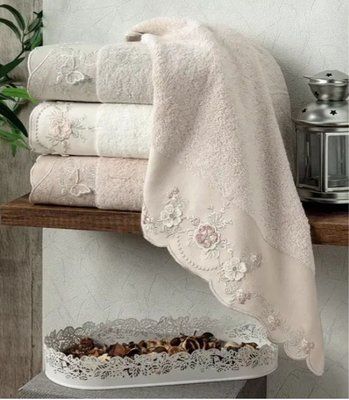 Набор махровых полотенец Pupilla из 4-х шт. 70x140 см, модель 55 212585 фото