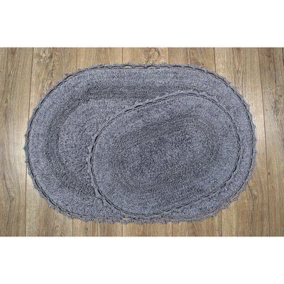 Набір килимків для ванної Irya Vermont gri сірий 40x60 см + 60x100 см 80610 фото