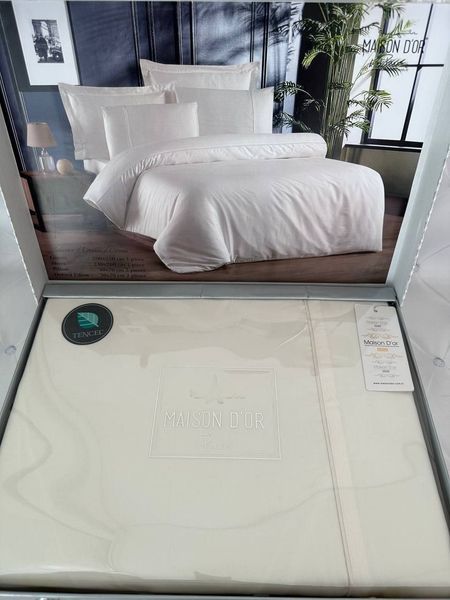 Постельное белье Maison Dor Solenne cream тенсель евро 211511 фото