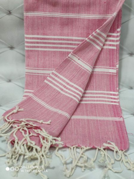 Полотенце By Ido Peshtemal Linen pink 90x180 см 110933 фото