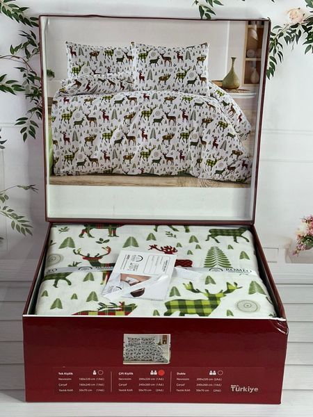 Постільна білизна Romeo Home фланель євро модель 6 202669 фото