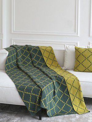 Плед La Modno Diamond Green-Yellow 150x200 см 115750 фото