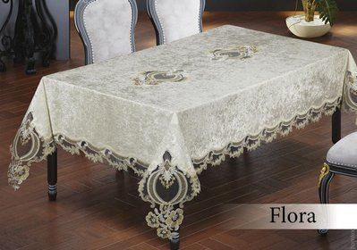Скатерть прямоугольная Zeron Flora Cri 160х220 см 118518 фото