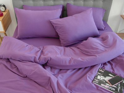 Простынь круглая Almira mix фланель фиолетовая d - 240 см 88900 фото