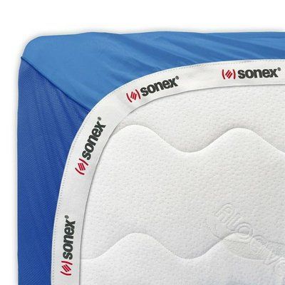 Простирадло на гумці Sonex Aero Blue Sapphire 160x200+25 см 57918 фото