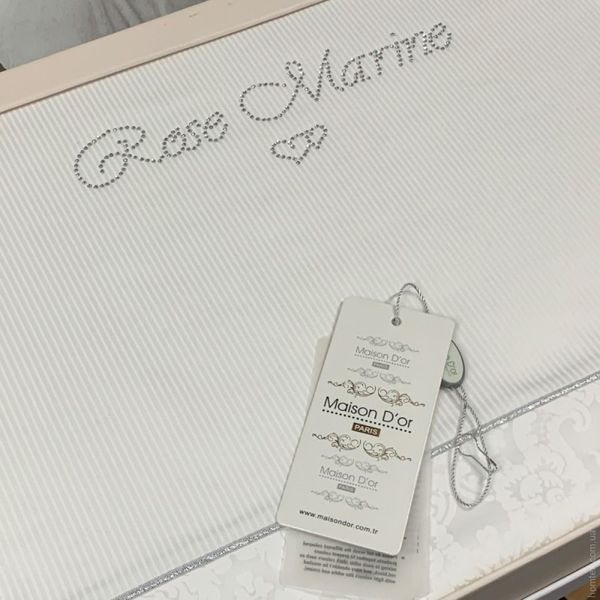 Постельное белье Maison D'or Rose Marine Ecru (White) полуторный 81488 фото