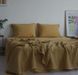 Набір простирадл La Modno 240x260 см з наволочками 50х70 см Stonewashed Elegant Golden Yellow 206136 фото 2