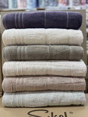 Набор махровых полотенец Sikel Bamboo 50х90 см из 6-ти шт, модель 3 210285 фото