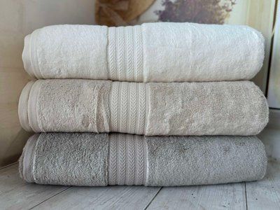 Полотенце махровое Турция 90&times;175 см цвет в ассортименте, модель 1 212899 фото