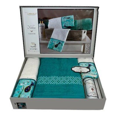 Набор полотенец Istanbul LALEZAR из 3-х шт (30x50 см, 50x90 см, 80x150 см) 124084 фото