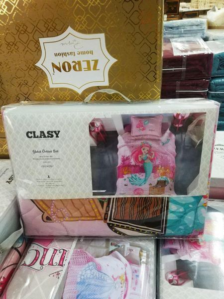 Покривало стьобане дитяче/підліткове 180*240 з наволочкою 50х70 (TM Clasy) Delfin 74236 фото