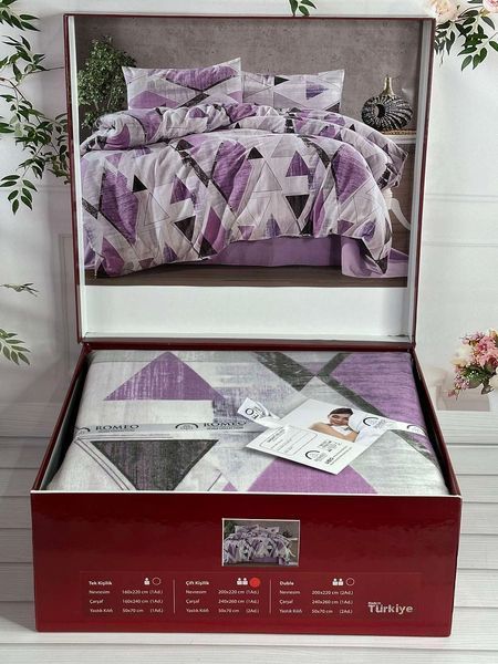 Постільна білизна Romeo Home фланель євро модель 8 202671 фото