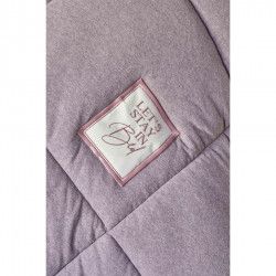 Набор постельное белье с одеялом Karaca Home Toffee lila лиловый полуторный 90175 фото