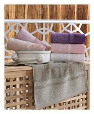 Набір махрових рушників Sikel VIP Cotton Ahsap із 6 шт. 70х140 см 114037 фото