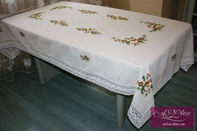 Скатерть льняная Alltex 012 150x220 см 60433 фото