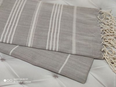 Полотенце By Ido Peshtemal Linen Grey 90x180 см 110935 фото