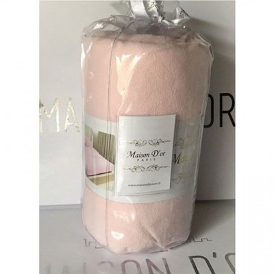 Махровая простыня на резинке Maison D'or pink 180x200 см с наволочками 70315 фото