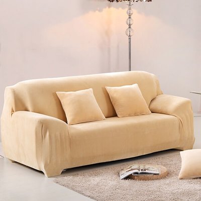 Чехол на двухместный диван замша HomyTex 96276 фото