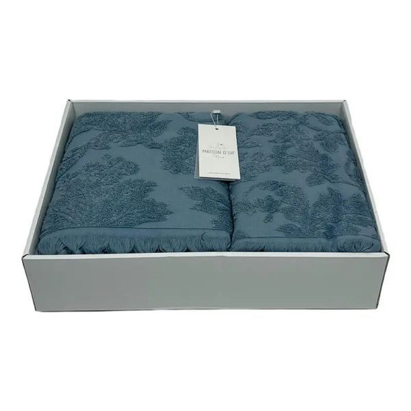 Набор полотенец Maison D'or SANDA BLUE 50x100 см + 85x150 см 122722 фото