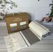 Плед бавовняний Merinos Cozy Life 180x220 см, Kahve krem 215962 фото 1