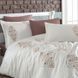 Постельное белье Dantela Vita Embroidered Ottoman Krem - Kahve евро 70510 фото 3